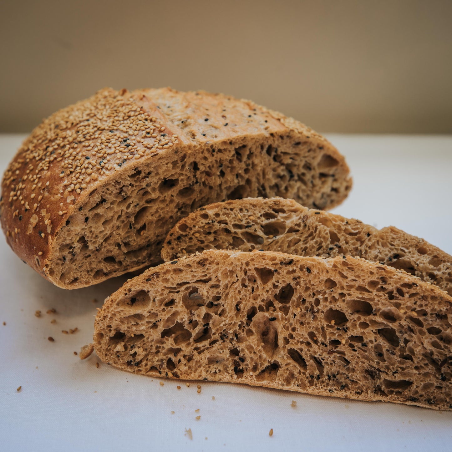 SEEDED SPELT SOURDOUGH