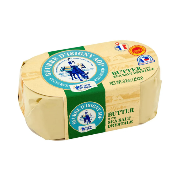 ISIGNY FRENCH BUTTER WITH SEA SALT CRYSTALS