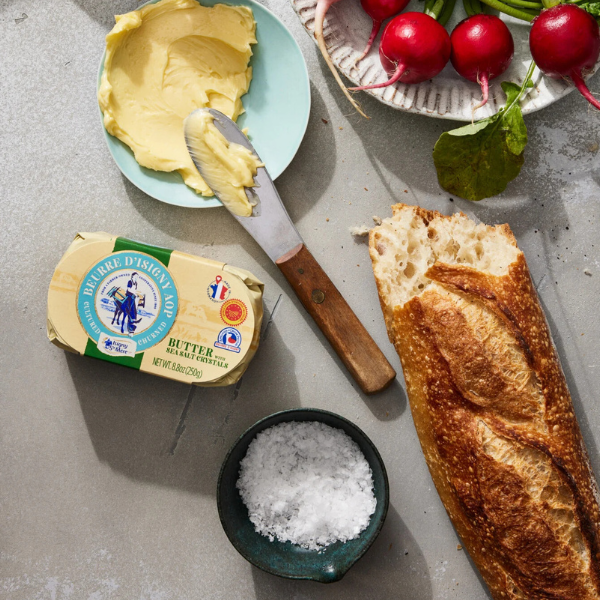 ISIGNY FRENCH BUTTER WITH SEA SALT CRYSTALS
