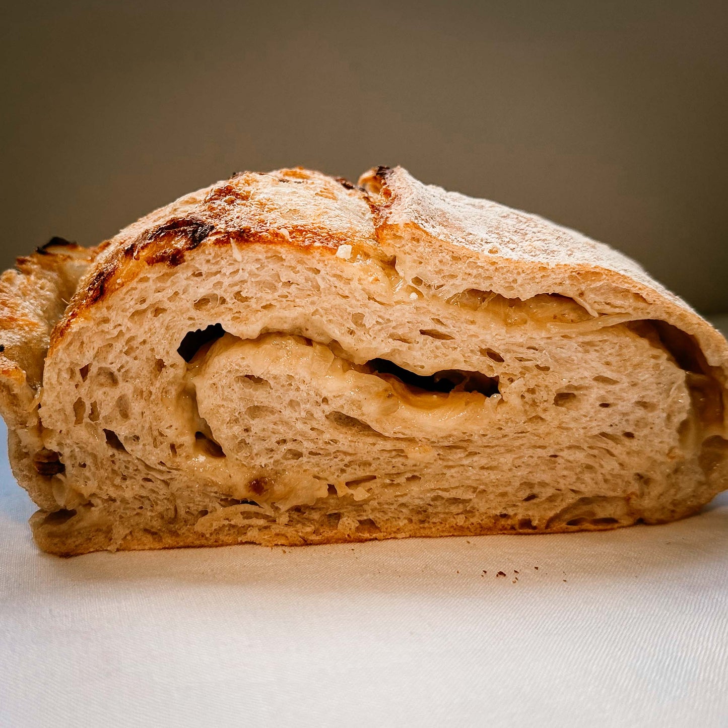 CARAMELIZED ONION & GRUYERE SOURDOUGH