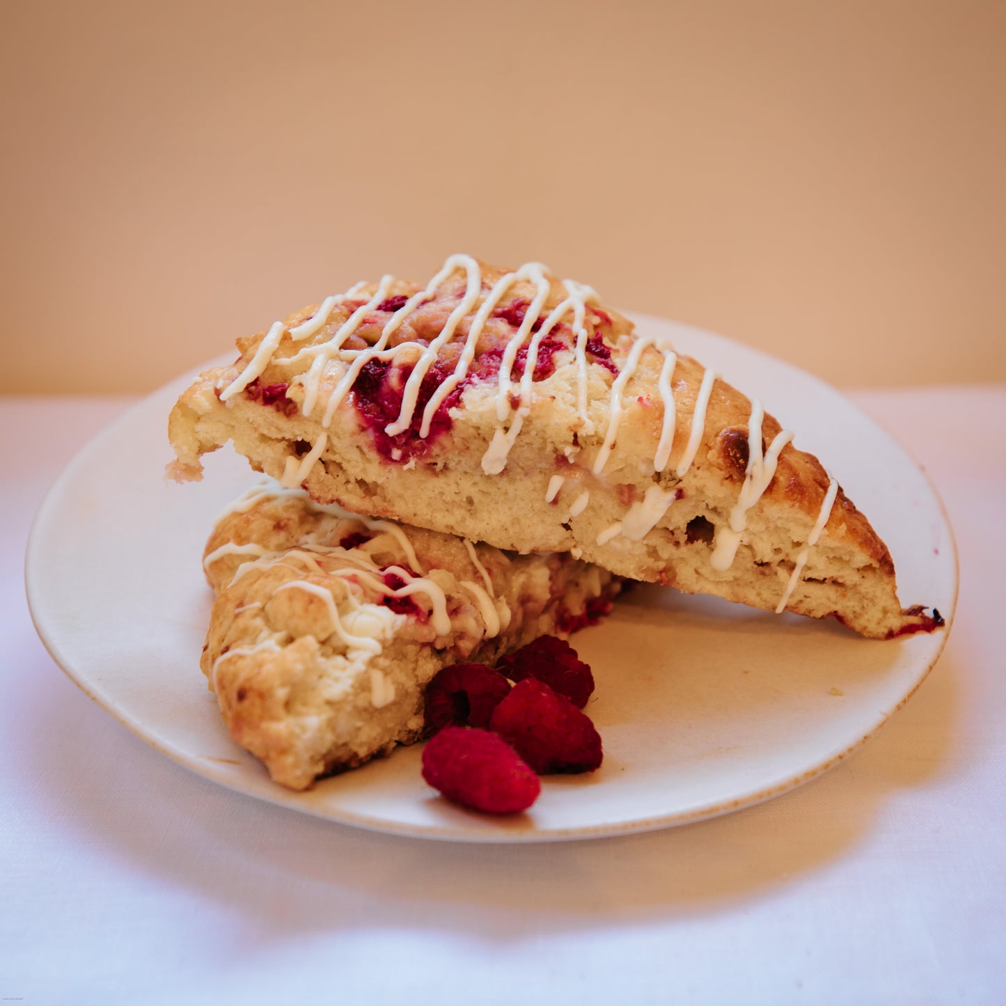 RASPBERRY & WHITE CHOCOLATE SCONES