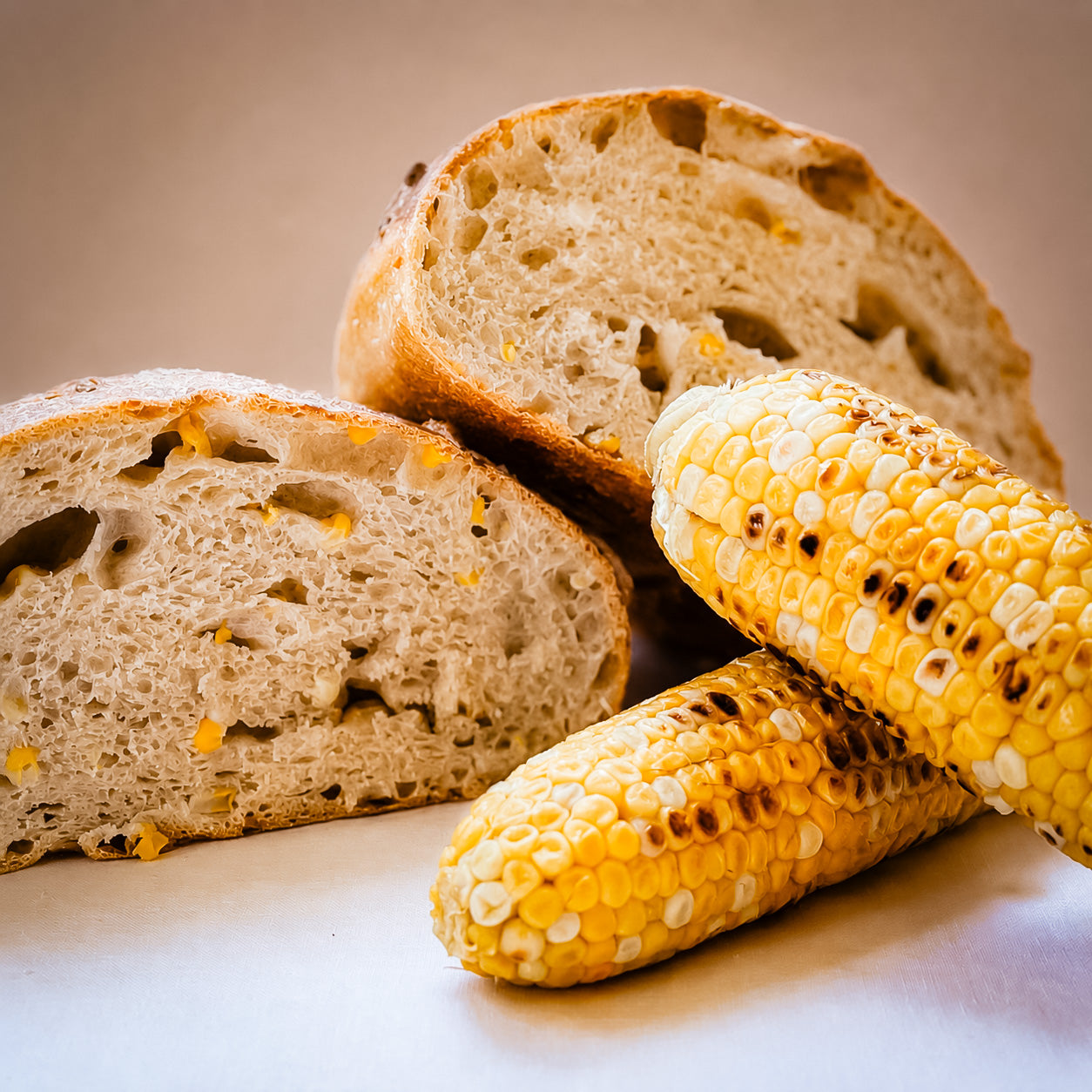 ROASTED CORN & HONEY SOURDOUGH