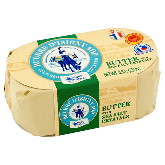 ISIGNY FRENCH BUTTER WITH SEA SALT CRYSTALS