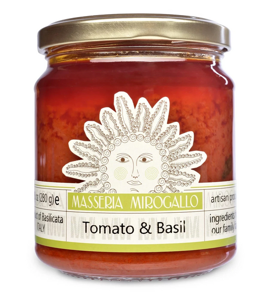MASSERIA MIROGALLO TOMATO & BASIL SAUCE